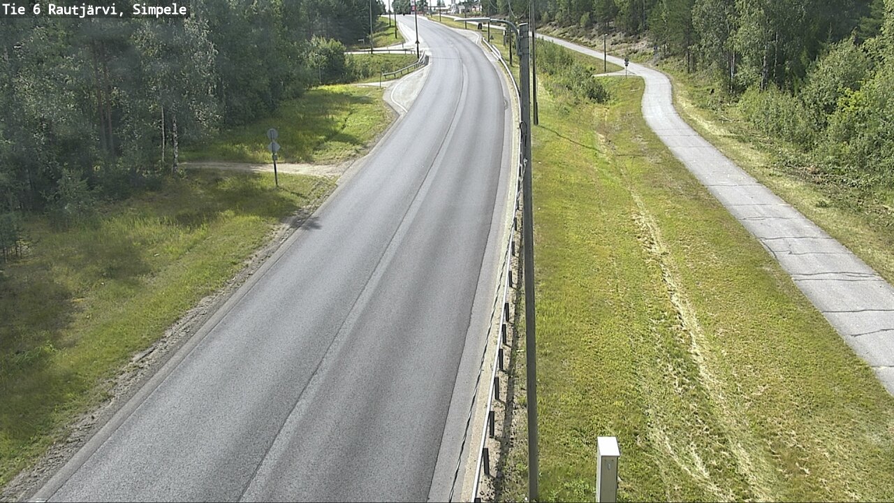 Kelikamerat Kuva Tie 6 Rautjärvi, Simpele, Rautjärvi, Etelä-Karjala