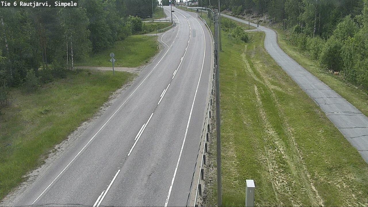 Kelikamerat Kuva Tie 6 Rautjärvi, Simpele, Rautjärvi, Etelä-Karjala