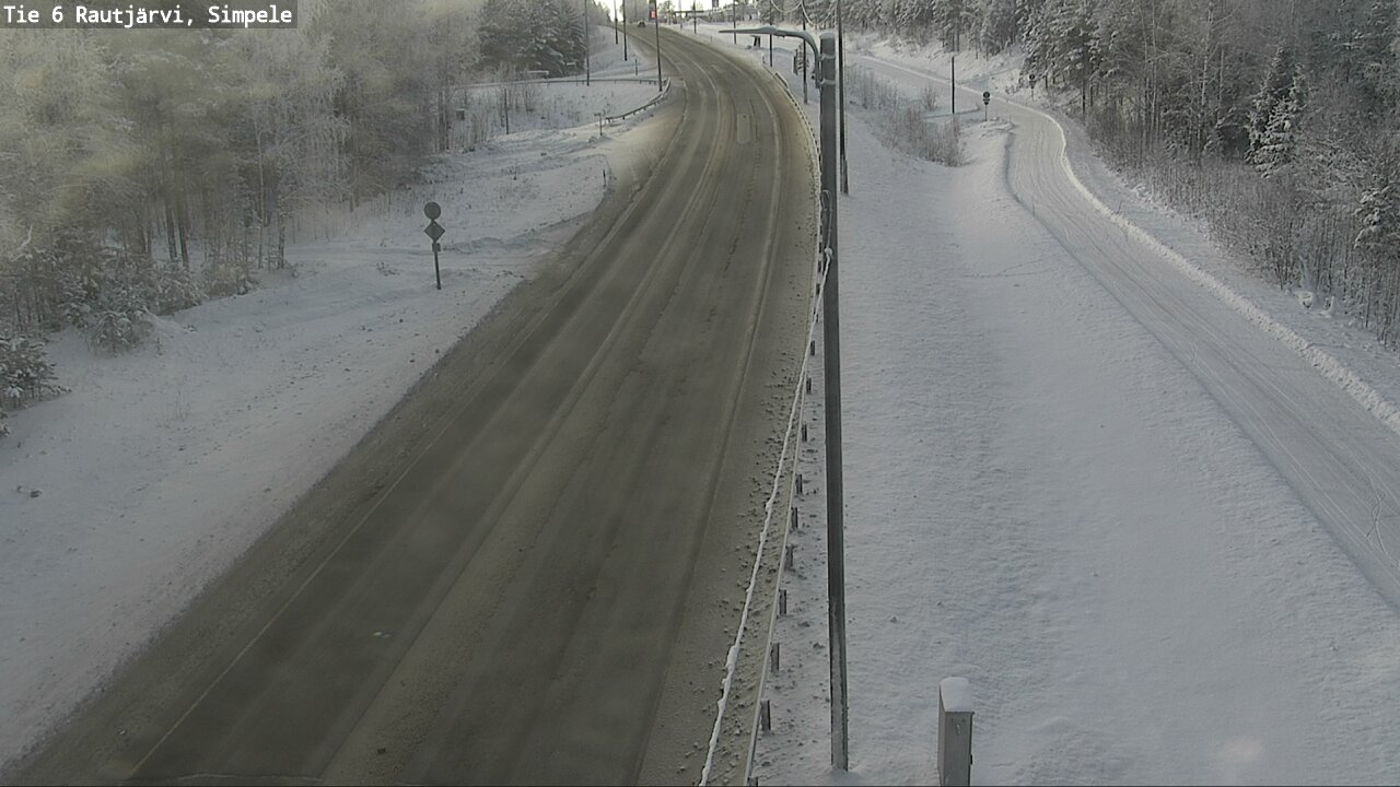 Kelikamerat Kuva Tie 6 Rautjärvi, Simpele, Rautjärvi, Etelä-Karjala