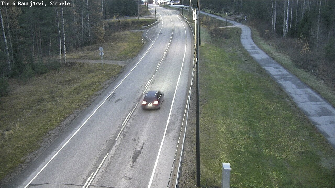 Kelikamerat Kuva Tie 6 Rautjärvi, Simpele, Rautjärvi, Etelä-Karjala
