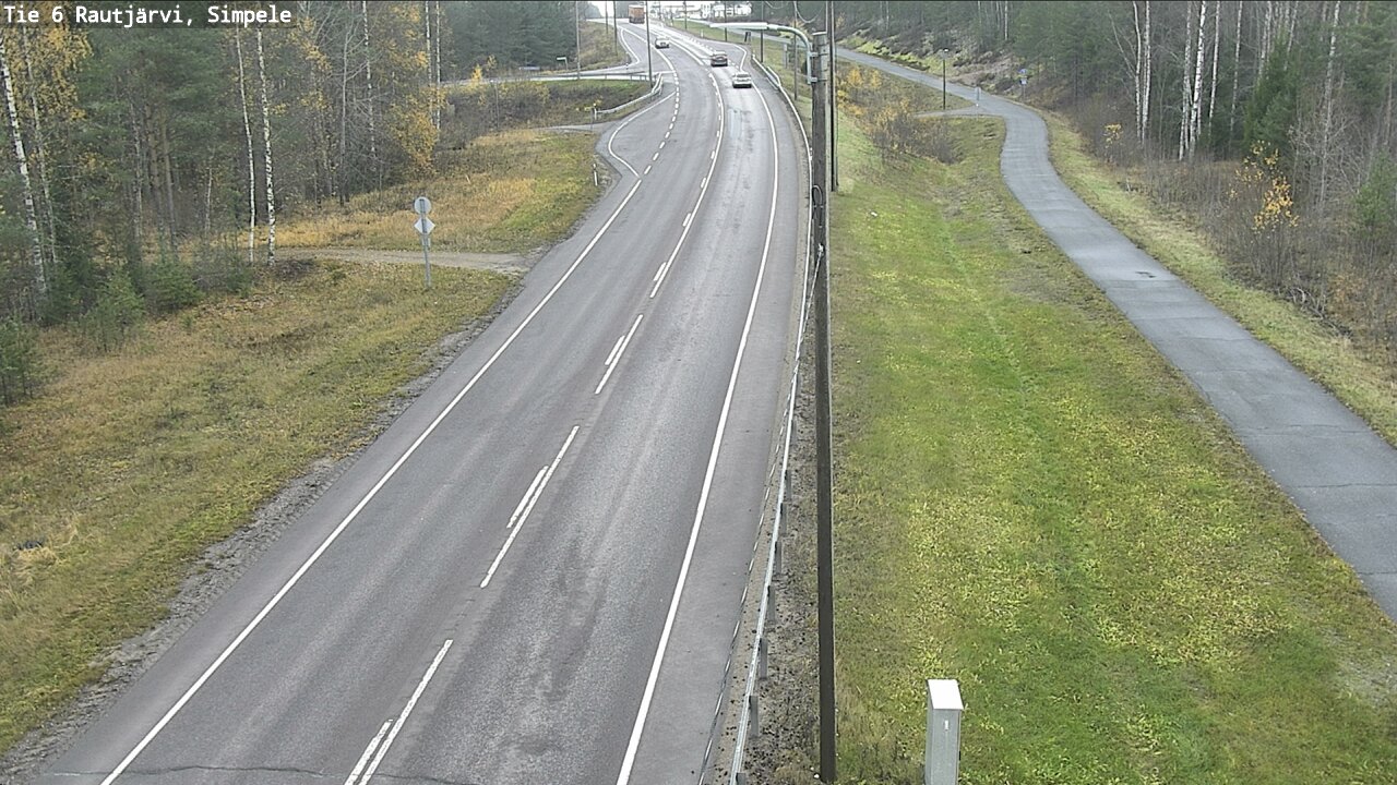 Kelikamerat Kuva Tie 6 Rautjärvi, Simpele, Rautjärvi, Etelä-Karjala