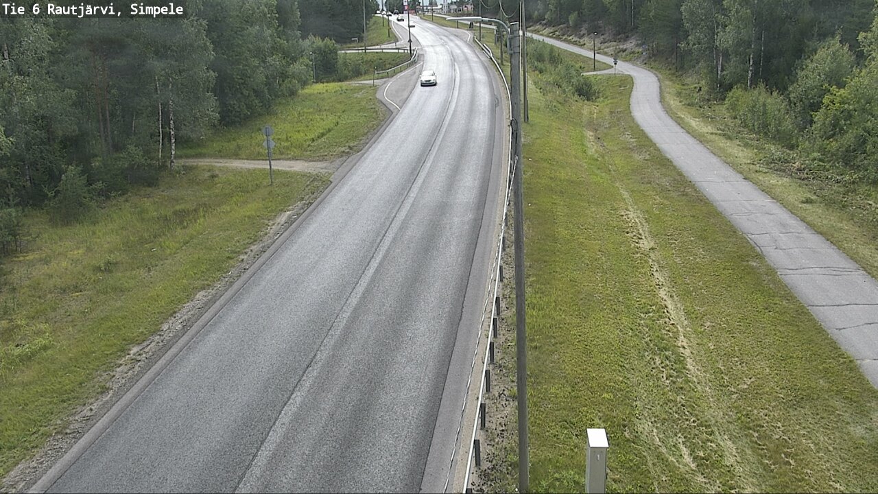 Kelikamerat Kuva Tie 6 Rautjärvi, Simpele, Rautjärvi, Etelä-Karjala