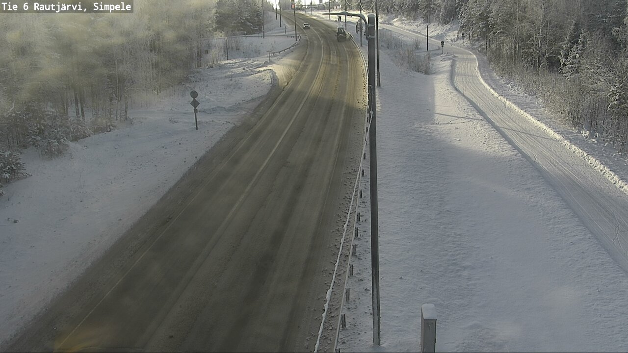 Kelikamerat Kuva Tie 6 Rautjärvi, Simpele, Rautjärvi, Etelä-Karjala