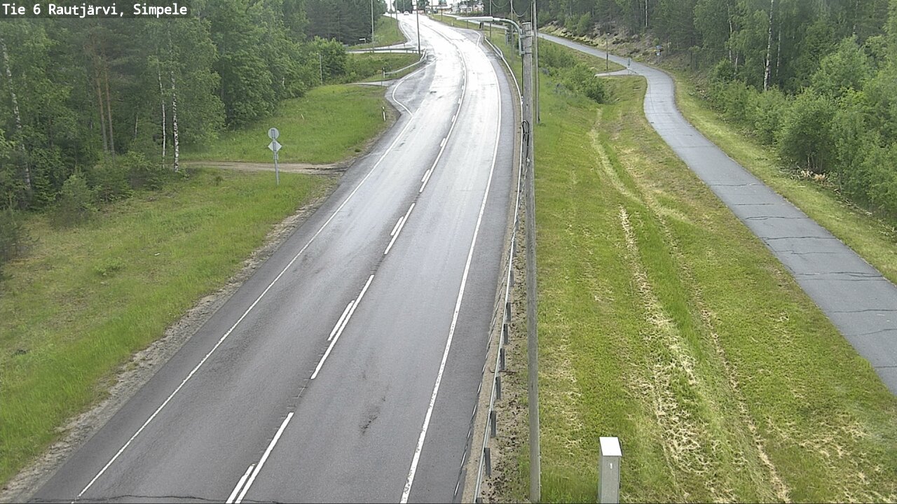 Kelikamerat Kuva Tie 6 Rautjärvi, Simpele, Rautjärvi, Etelä-Karjala