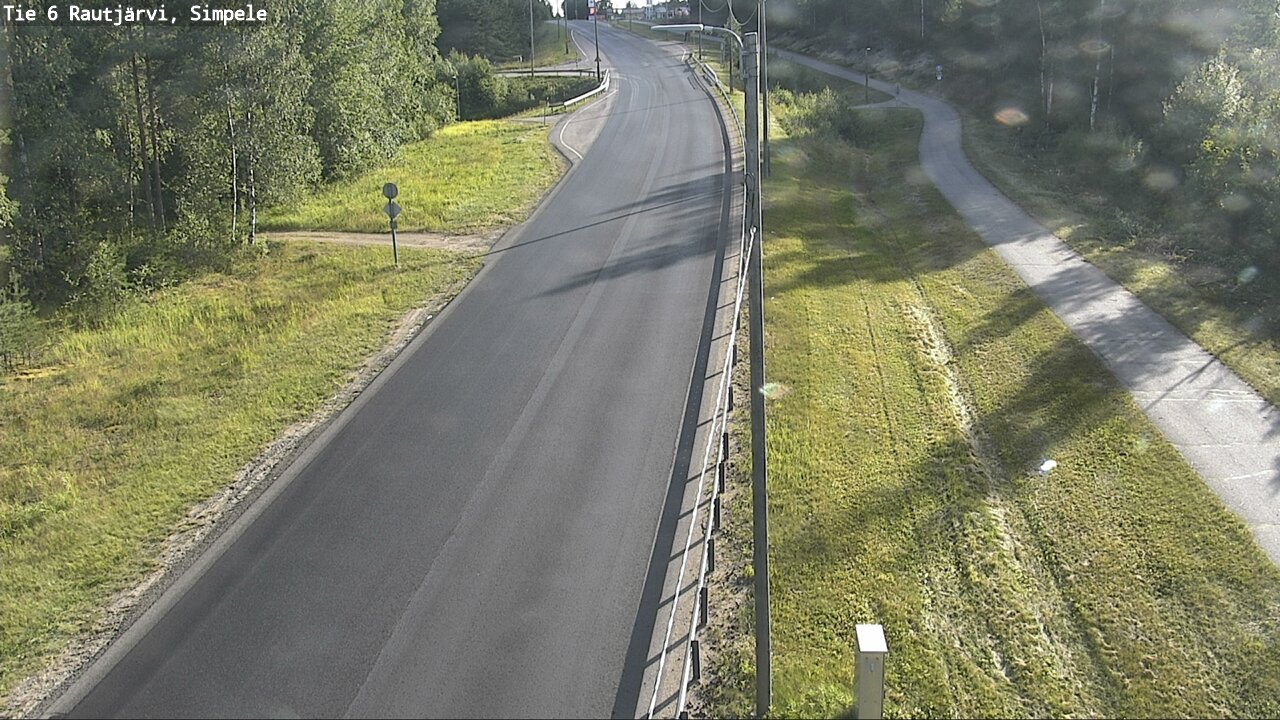 Kelikamerat Kuva Tie 6 Rautjärvi, Simpele, Rautjärvi, Etelä-Karjala