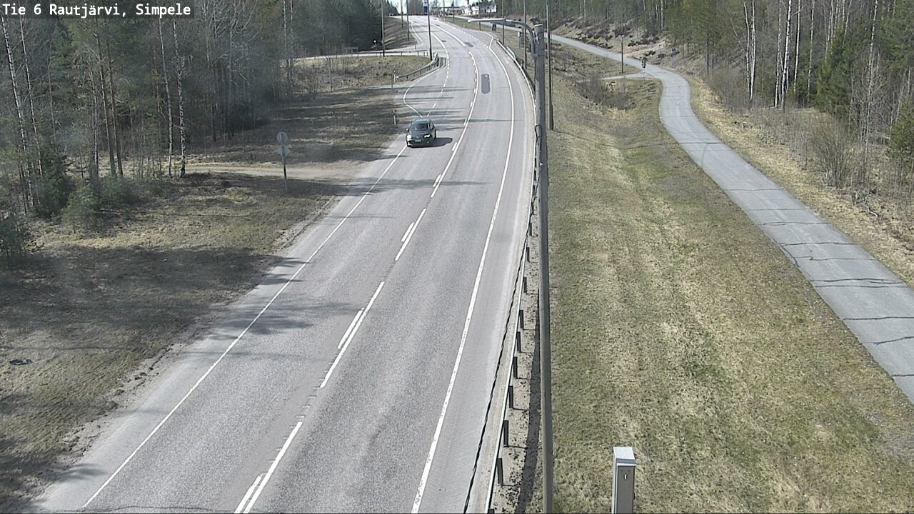 Kelikamerat Kuva Tie 6 Rautjärvi, Simpele, Rautjärvi, Etelä-Karjala