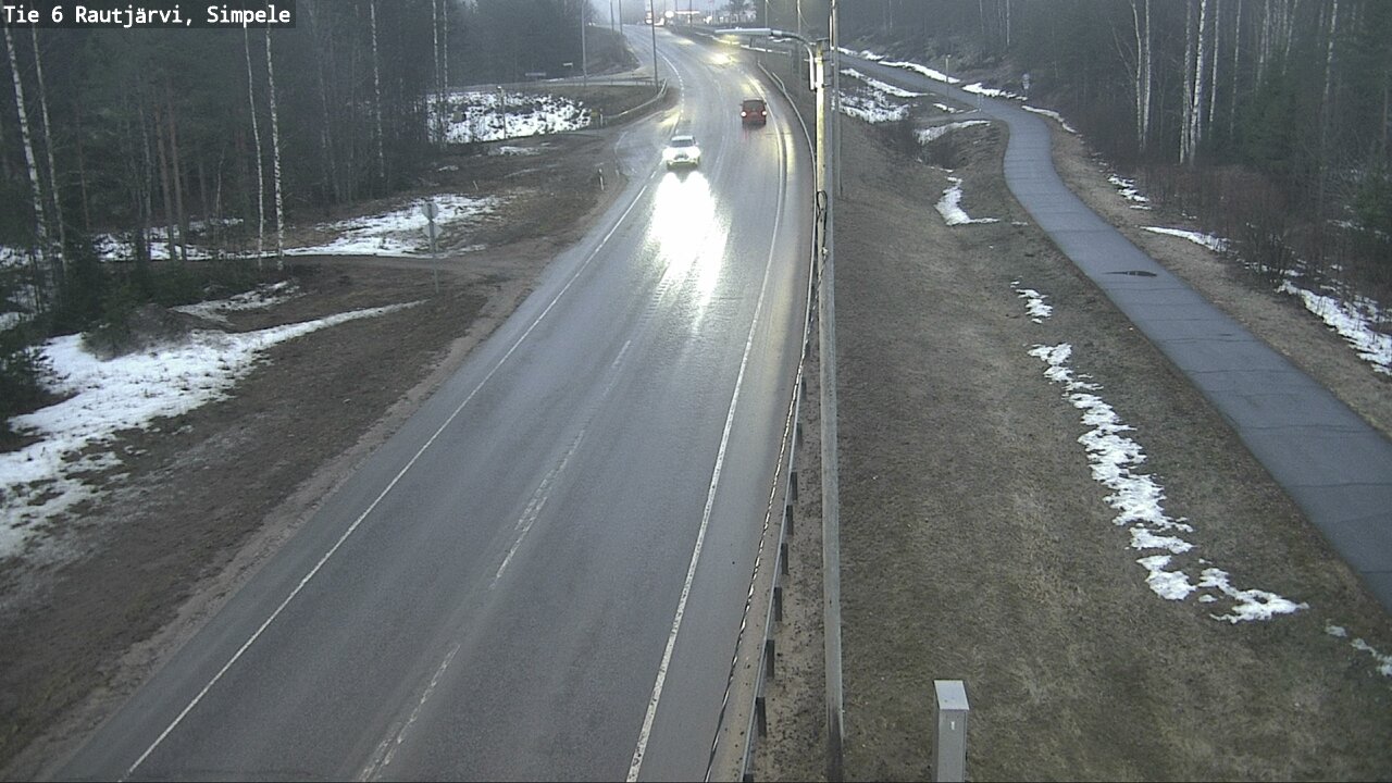 Kelikamerat Kuva Tie 6 Rautjärvi, Simpele, Rautjärvi, Etelä-Karjala