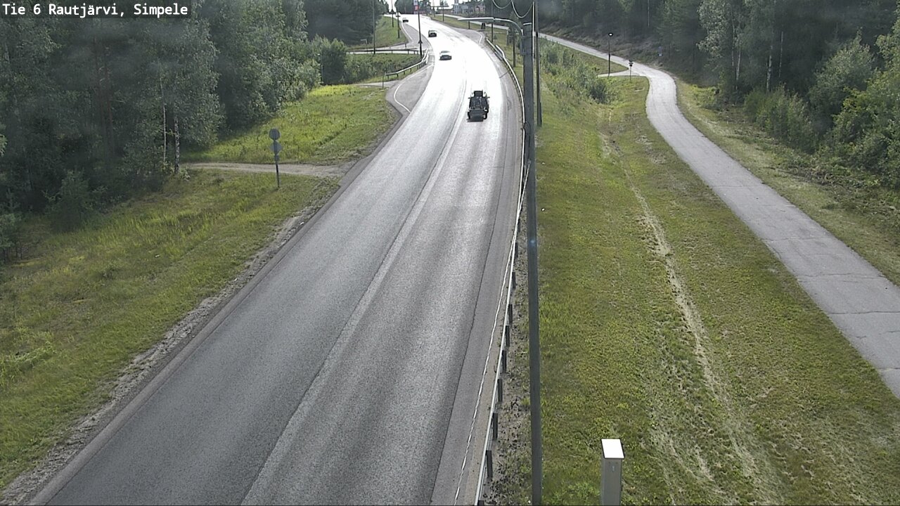 Kelikamerat Kuva Tie 6 Rautjärvi, Simpele, Rautjärvi, Etelä-Karjala