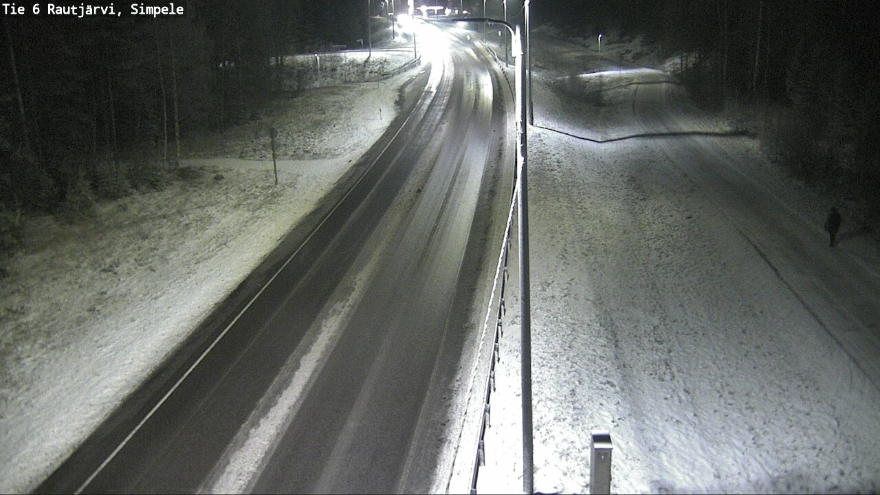 Weather Camera Image Road 6 Rautjärvi, Simpele, Rautjärvi, Etelä-Karjala