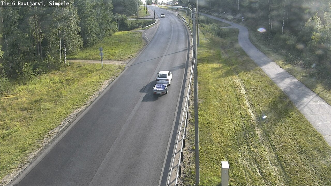 Kelikamerat Kuva Tie 6 Rautjärvi, Simpele, Rautjärvi, Etelä-Karjala