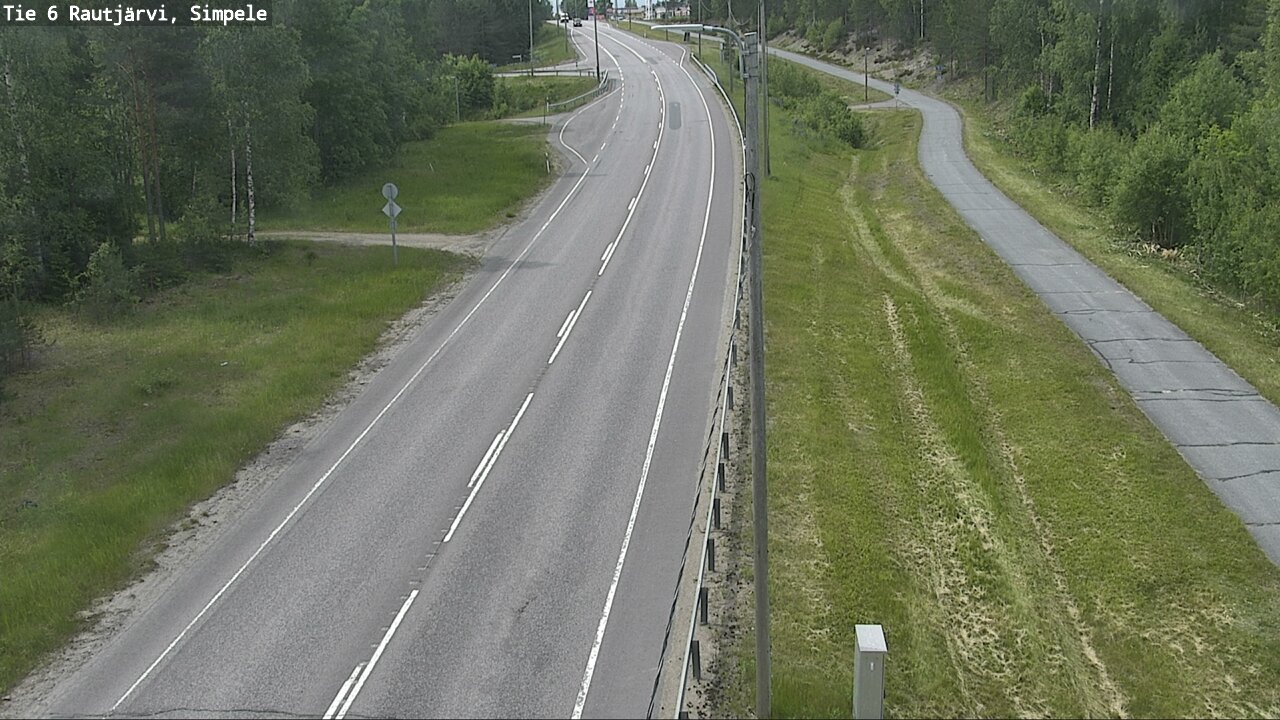 Kelikamerat Kuva Tie 6 Rautjärvi, Simpele, Rautjärvi, Etelä-Karjala