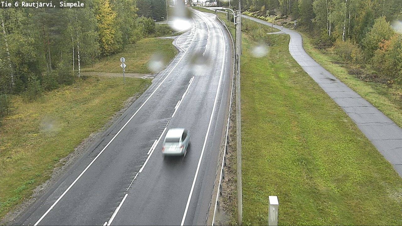 Weather Camera Image Road 6 Rautjärvi, Simpele, Rautjärvi, Etelä-Karjala