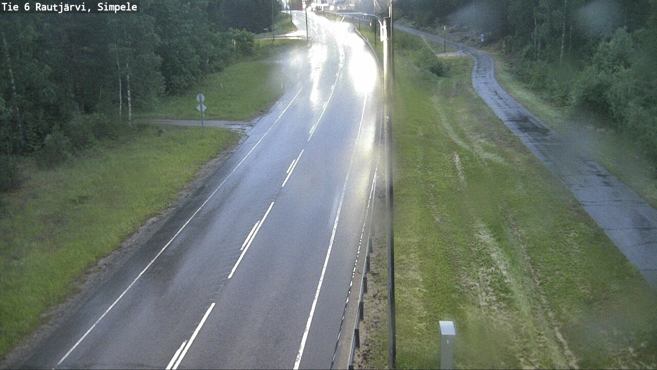 Kelikamerat Kuva Tie 6 Rautjärvi, Simpele, Rautjärvi, Etelä-Karjala