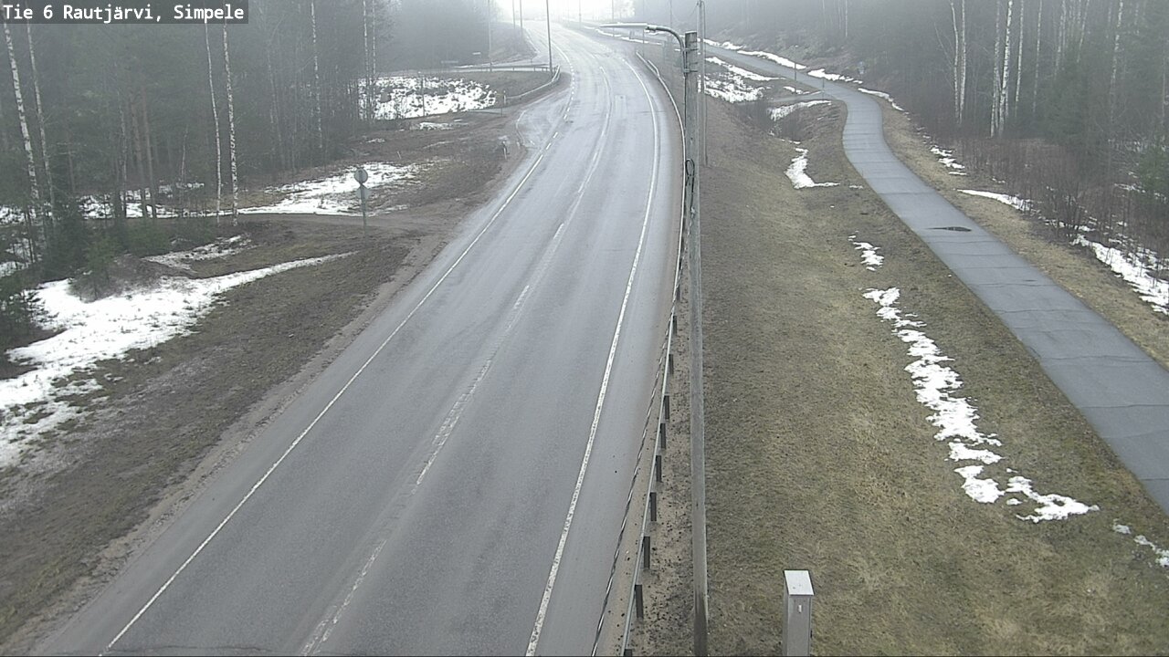 Kelikamerat Kuva Tie 6 Rautjärvi, Simpele, Rautjärvi, Etelä-Karjala