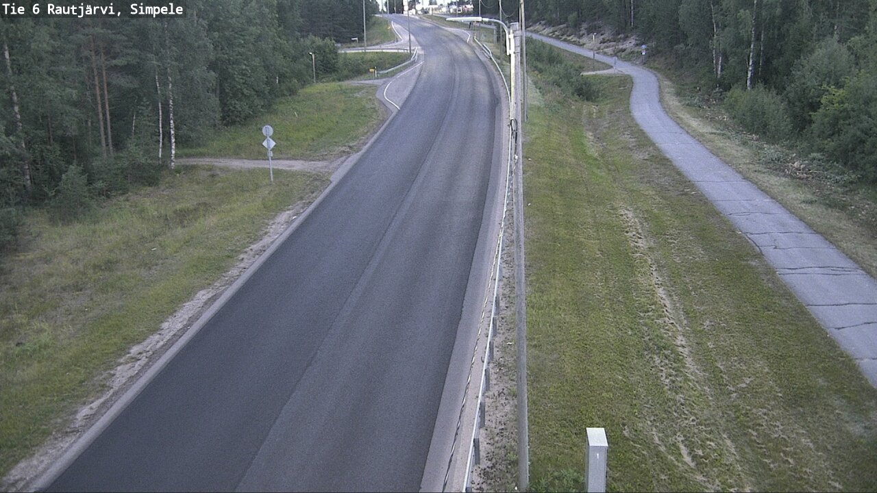 Kelikamerat Kuva Tie 6 Rautjärvi, Simpele, Rautjärvi, Etelä-Karjala