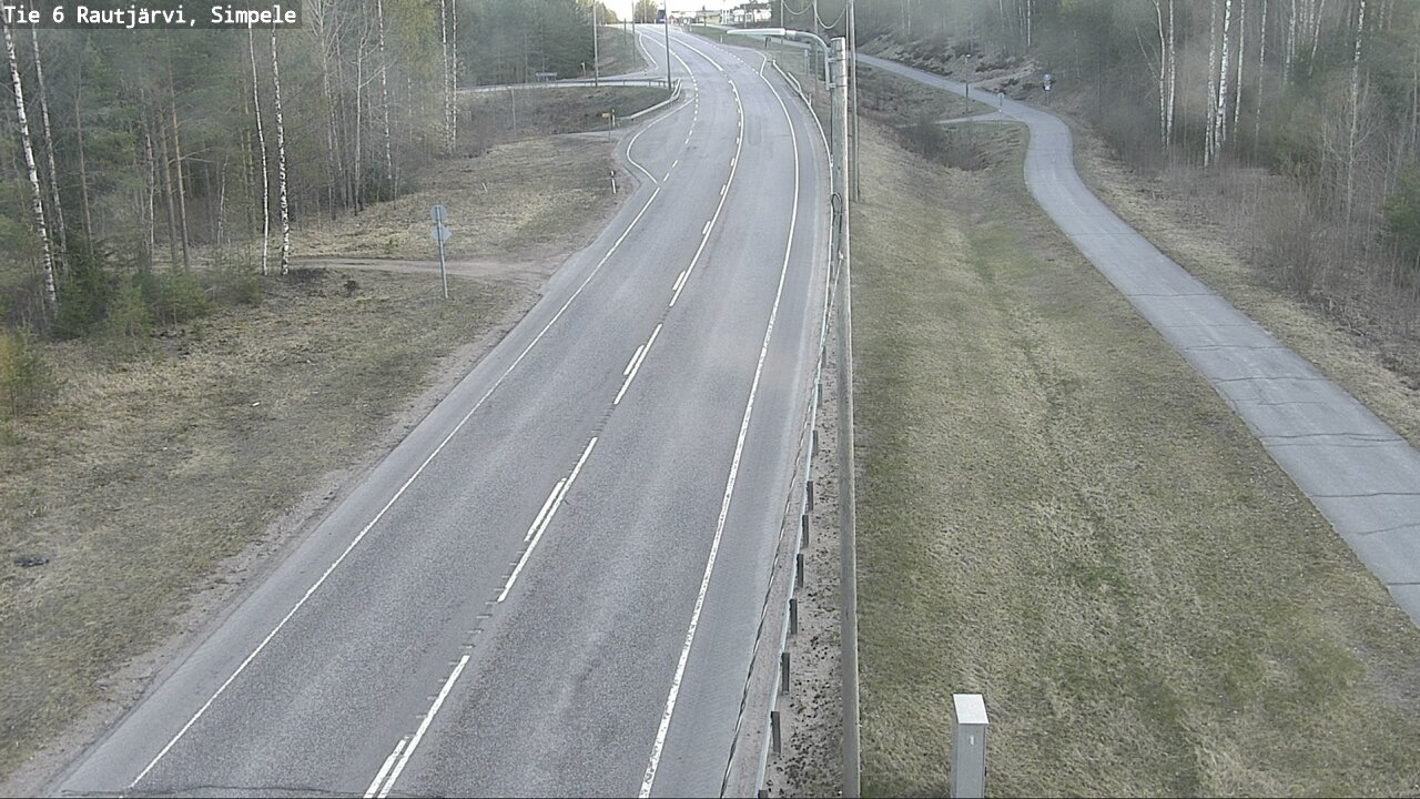 Kelikamerat Kuva Tie 6 Rautjärvi, Simpele, Rautjärvi, Etelä-Karjala
