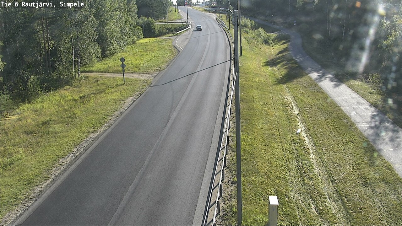 Kelikamerat Kuva Tie 6 Rautjärvi, Simpele, Rautjärvi, Etelä-Karjala