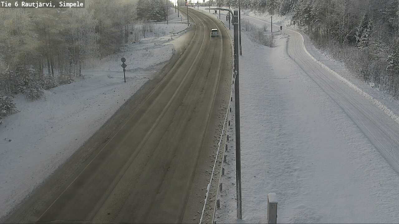 Kelikamerat Kuva Tie 6 Rautjärvi, Simpele, Rautjärvi, Etelä-Karjala