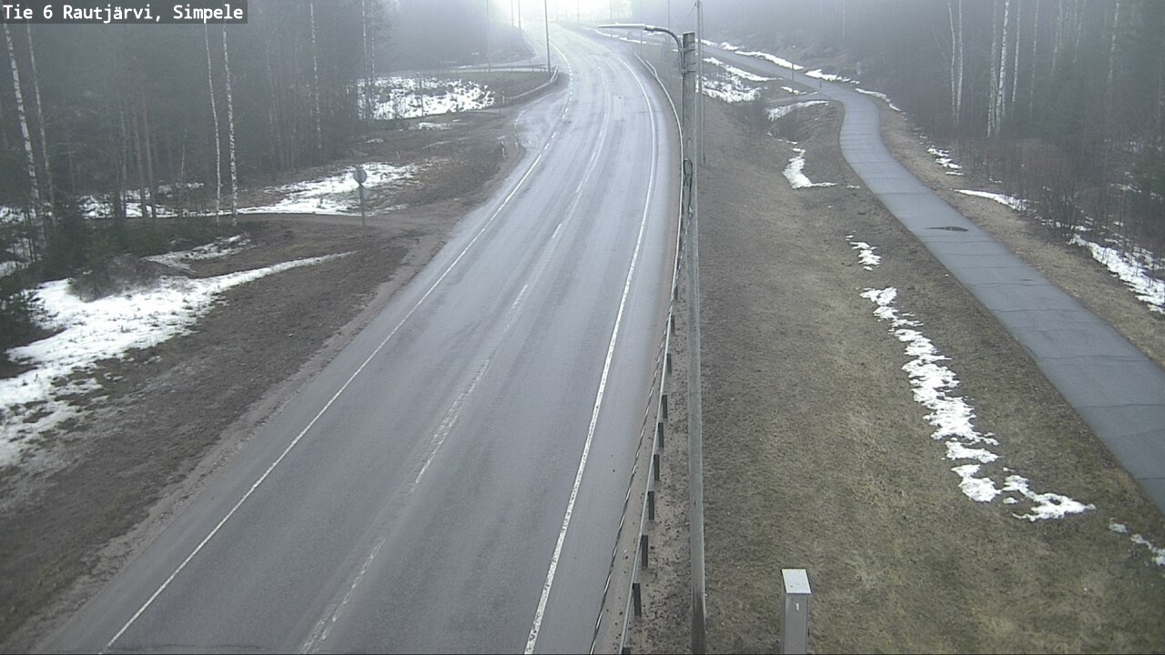 Kelikamerat Kuva Tie 6 Rautjärvi, Simpele, Rautjärvi, Etelä-Karjala
