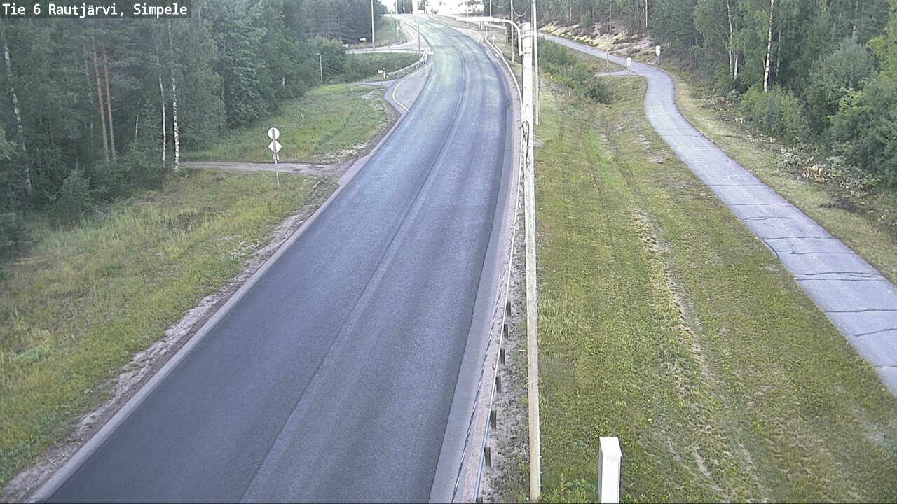 Kelikamerat Kuva Tie 6 Rautjärvi, Simpele, Rautjärvi, Etelä-Karjala