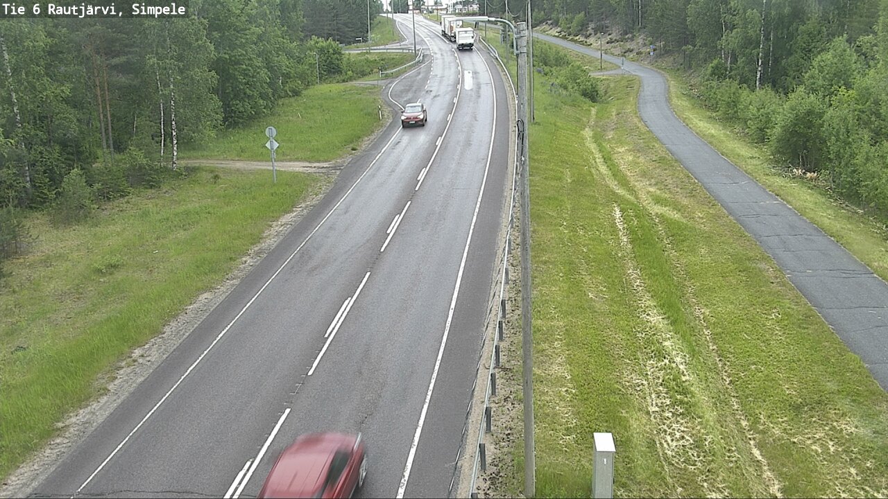 Kelikamerat Kuva Tie 6 Rautjärvi, Simpele, Rautjärvi, Etelä-Karjala