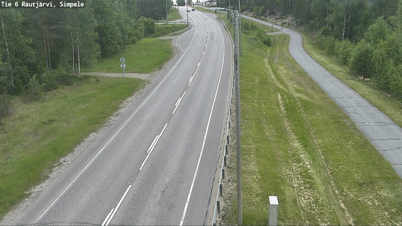 Kelikamerat Kuva Tie 6 Rautjärvi, Simpele, Rautjärvi, Etelä-Karjala