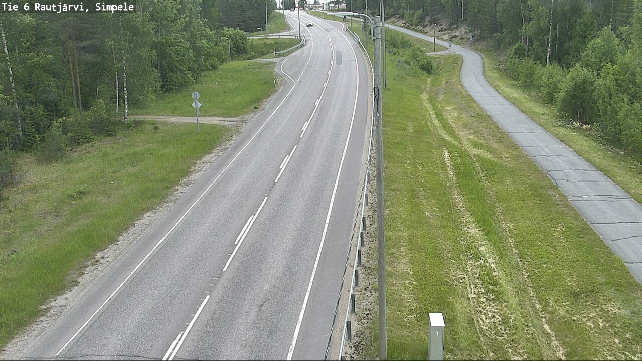 Kelikamerat Kuva Tie 6 Rautjärvi, Simpele, Rautjärvi, Etelä-Karjala