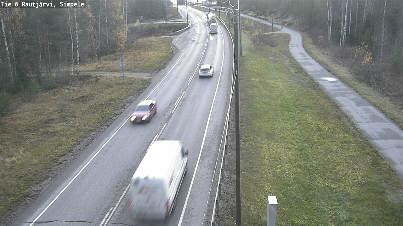 Kelikamerat Kuva Tie 6 Rautjärvi, Simpele, Rautjärvi, Etelä-Karjala