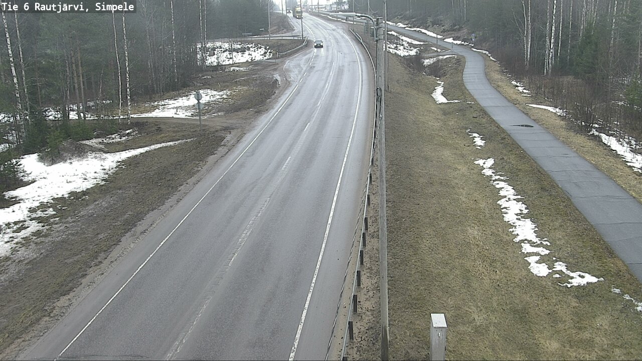 Kelikamerat Kuva Tie 6 Rautjärvi, Simpele, Rautjärvi, Etelä-Karjala