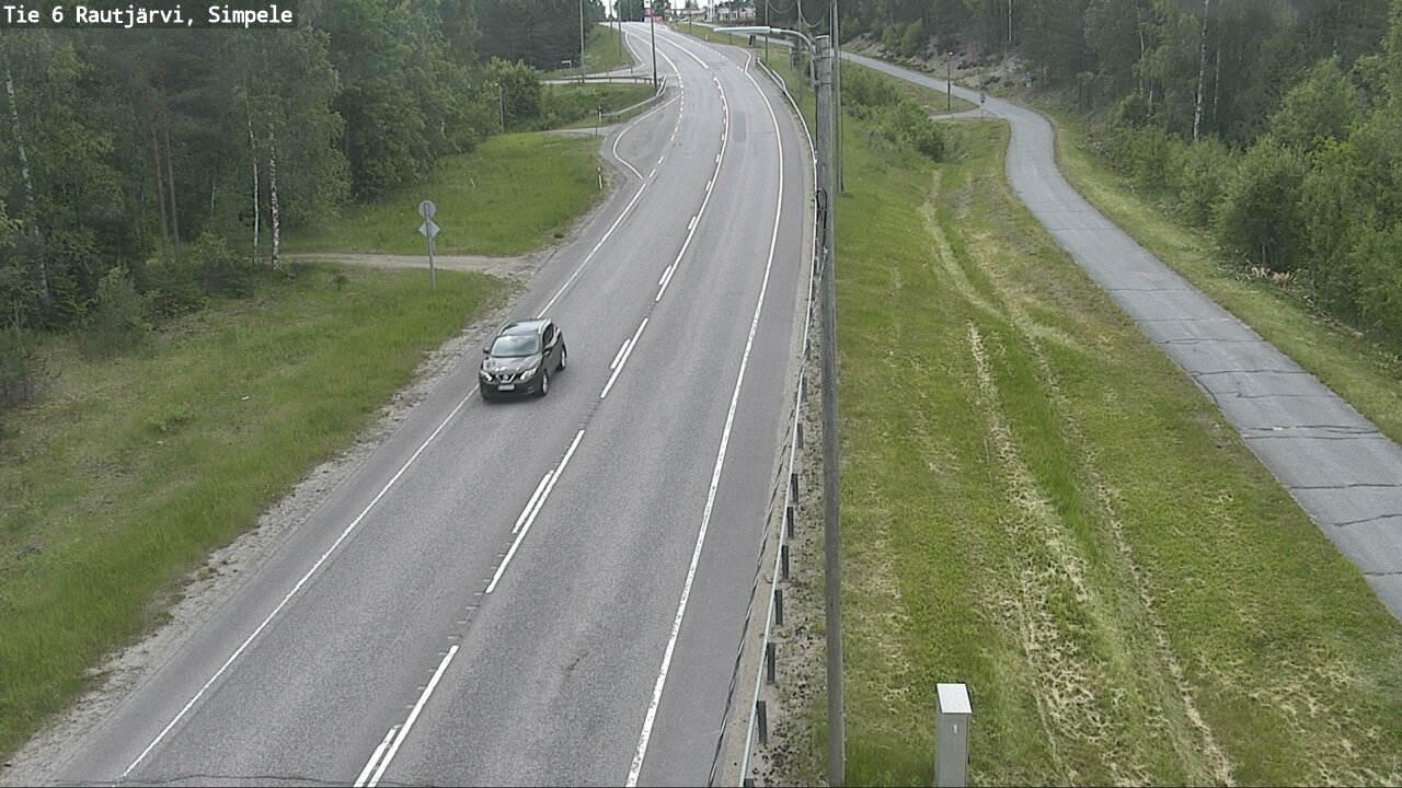 Kelikamerat Kuva Tie 6 Rautjärvi, Simpele, Rautjärvi, Etelä-Karjala