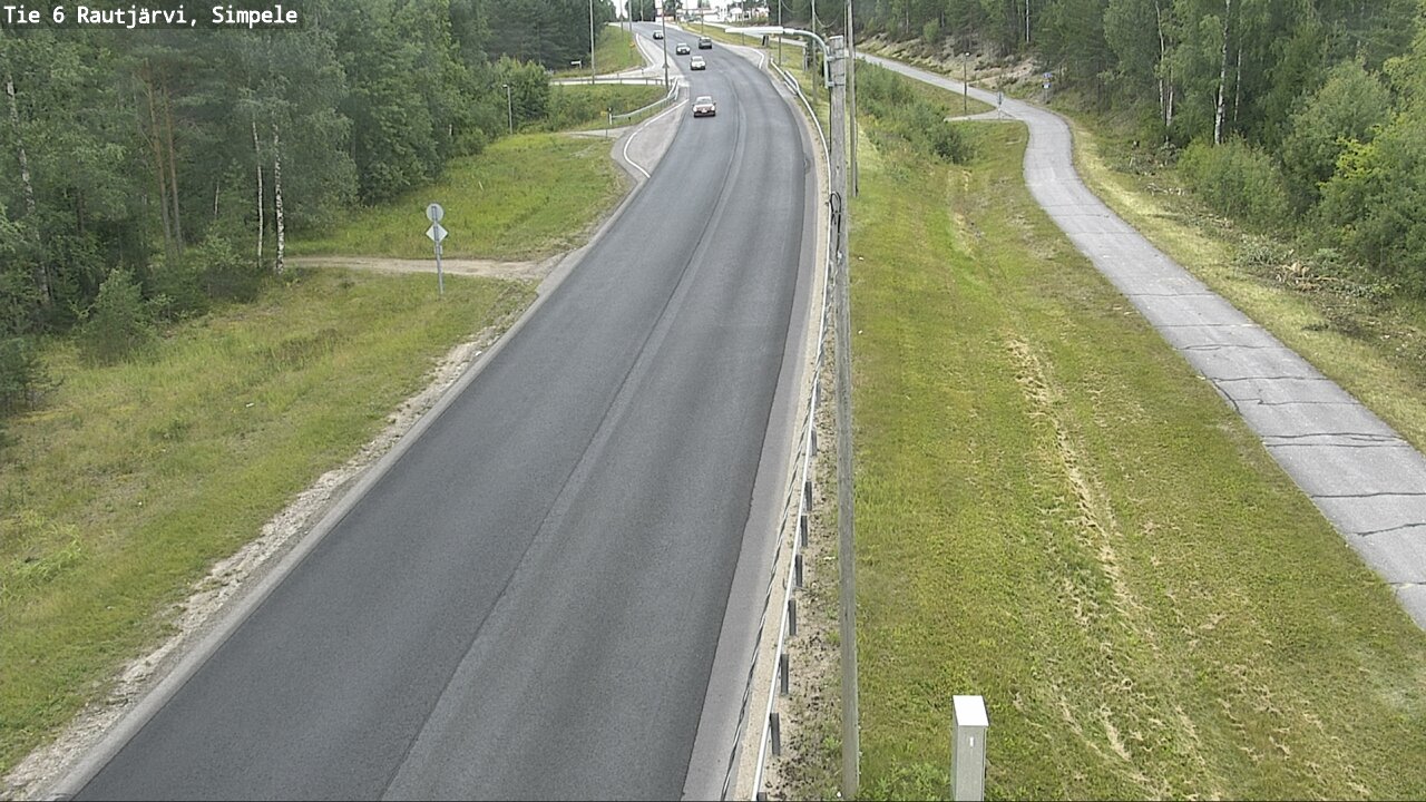 Kelikamerat Kuva Tie 6 Rautjärvi, Simpele, Rautjärvi, Etelä-Karjala
