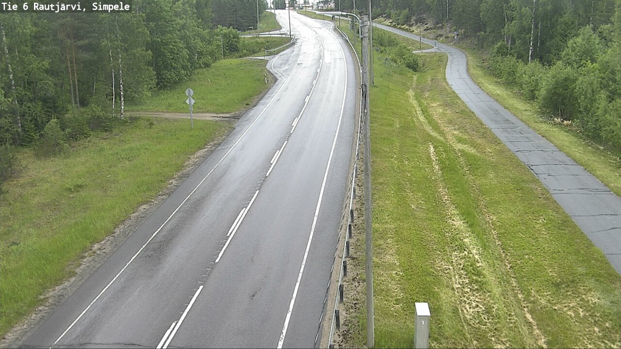 Kelikamerat Kuva Tie 6 Rautjärvi, Simpele, Rautjärvi, Etelä-Karjala