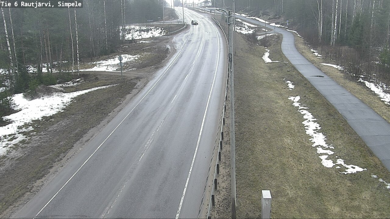 Kelikamerat Kuva Tie 6 Rautjärvi, Simpele, Rautjärvi, Etelä-Karjala