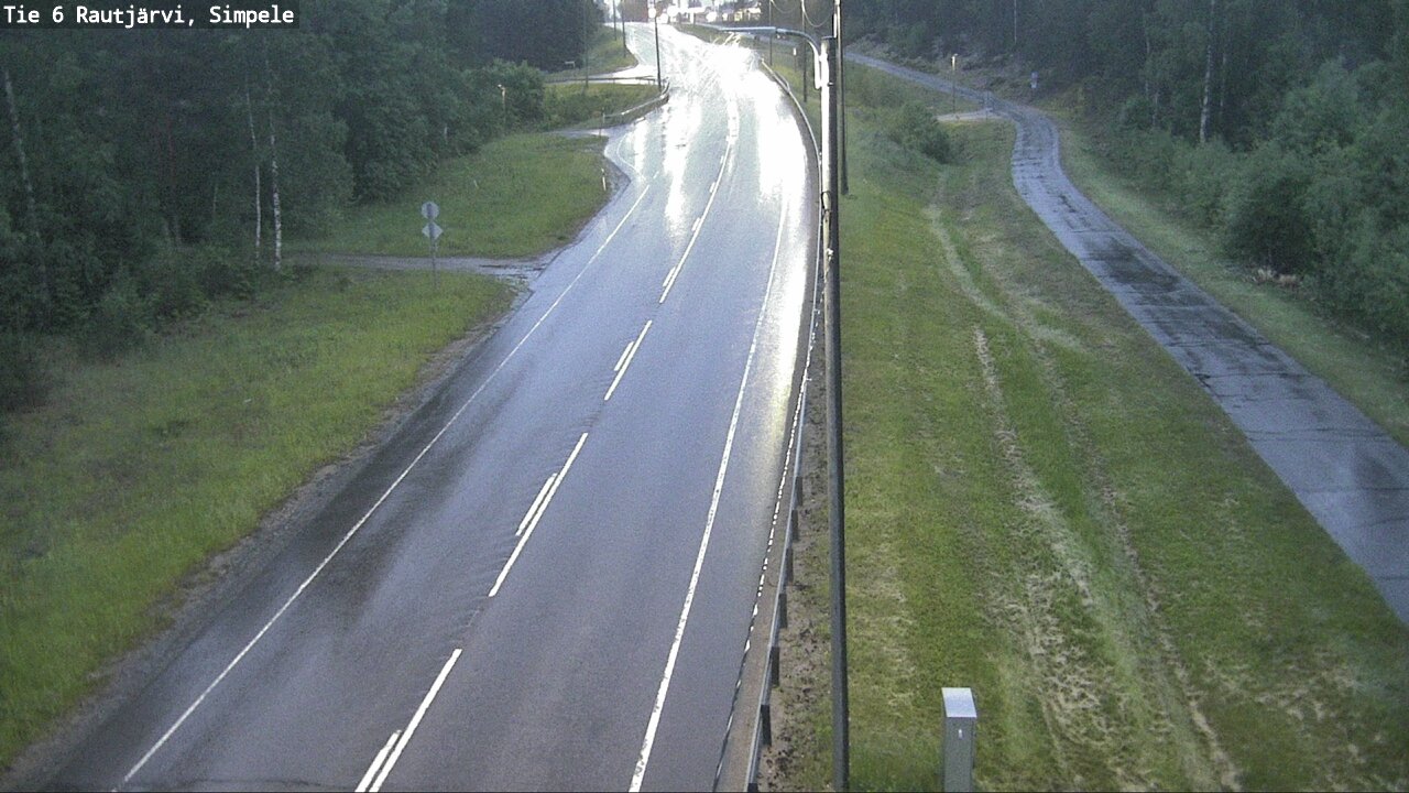 Kelikamerat Kuva Tie 6 Rautjärvi, Simpele, Rautjärvi, Etelä-Karjala