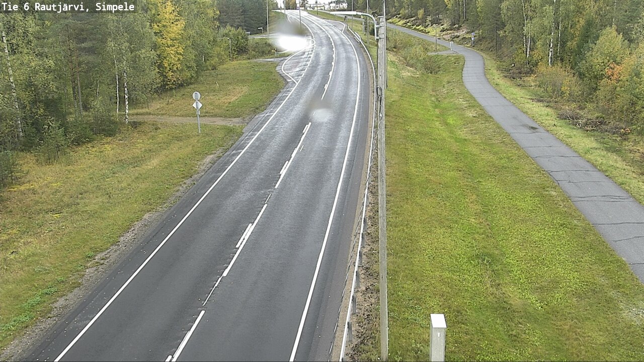 Weather Camera Image Road 6 Rautjärvi, Simpele, Rautjärvi, Etelä-Karjala