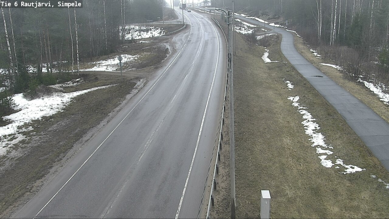 Kelikamerat Kuva Tie 6 Rautjärvi, Simpele, Rautjärvi, Etelä-Karjala
