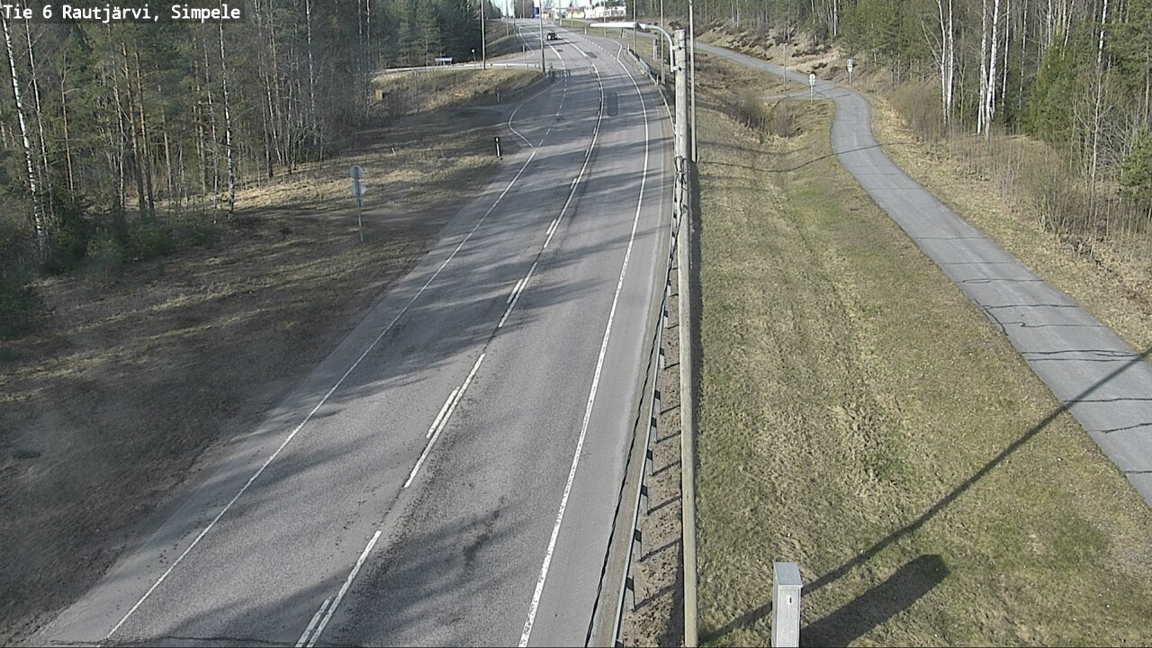Kelikamerat Kuva Tie 6 Rautjärvi, Simpele, Rautjärvi, Etelä-Karjala