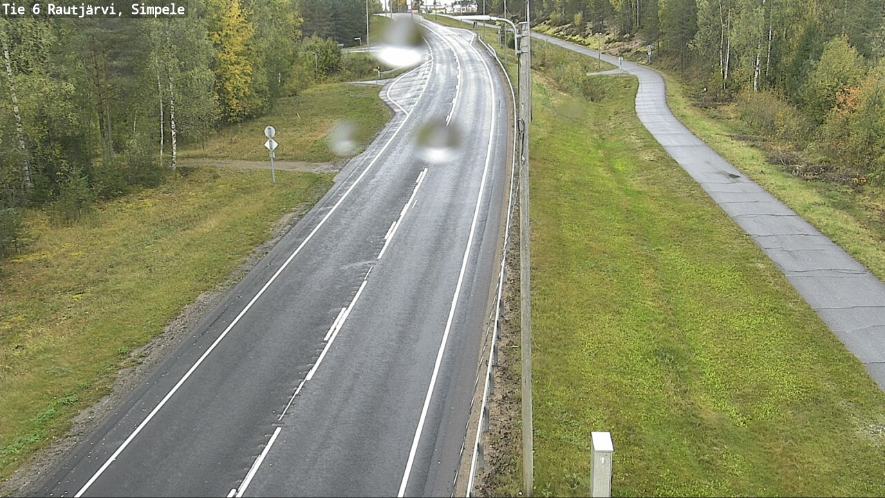 Weather Camera Image Road 6 Rautjärvi, Simpele, Rautjärvi, Etelä-Karjala
