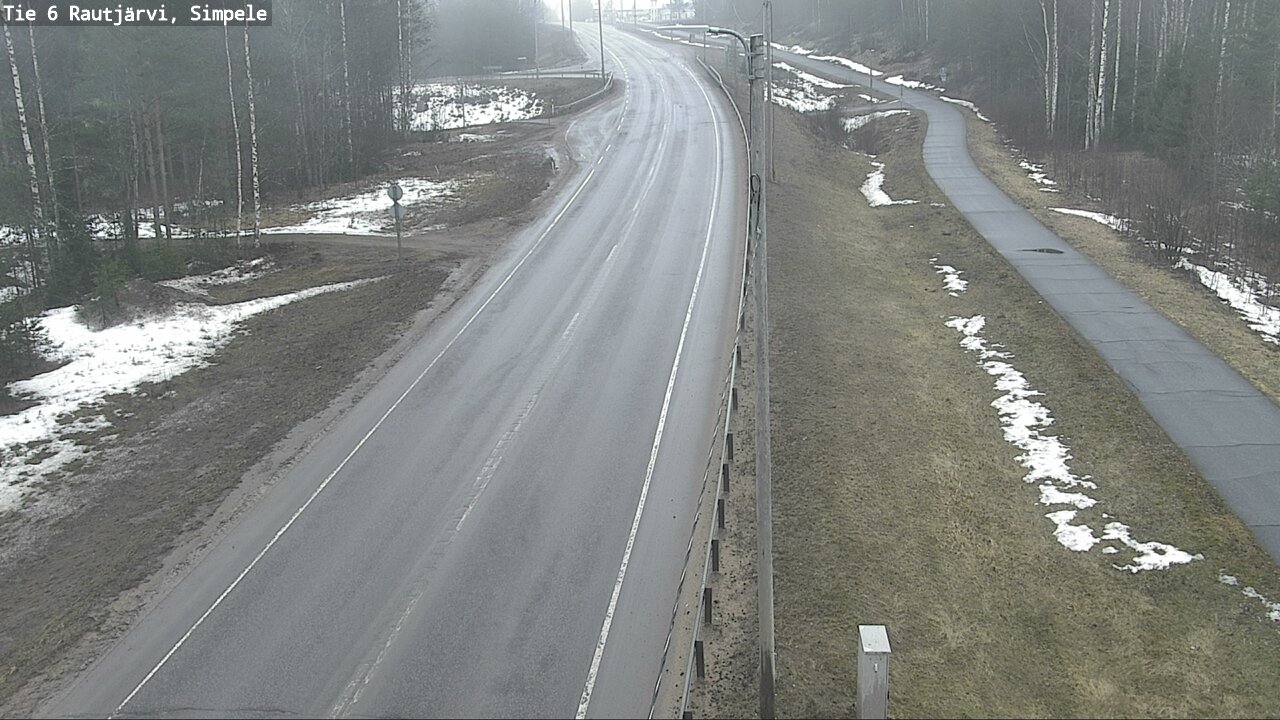 Kelikamerat Kuva Tie 6 Rautjärvi, Simpele, Rautjärvi, Etelä-Karjala