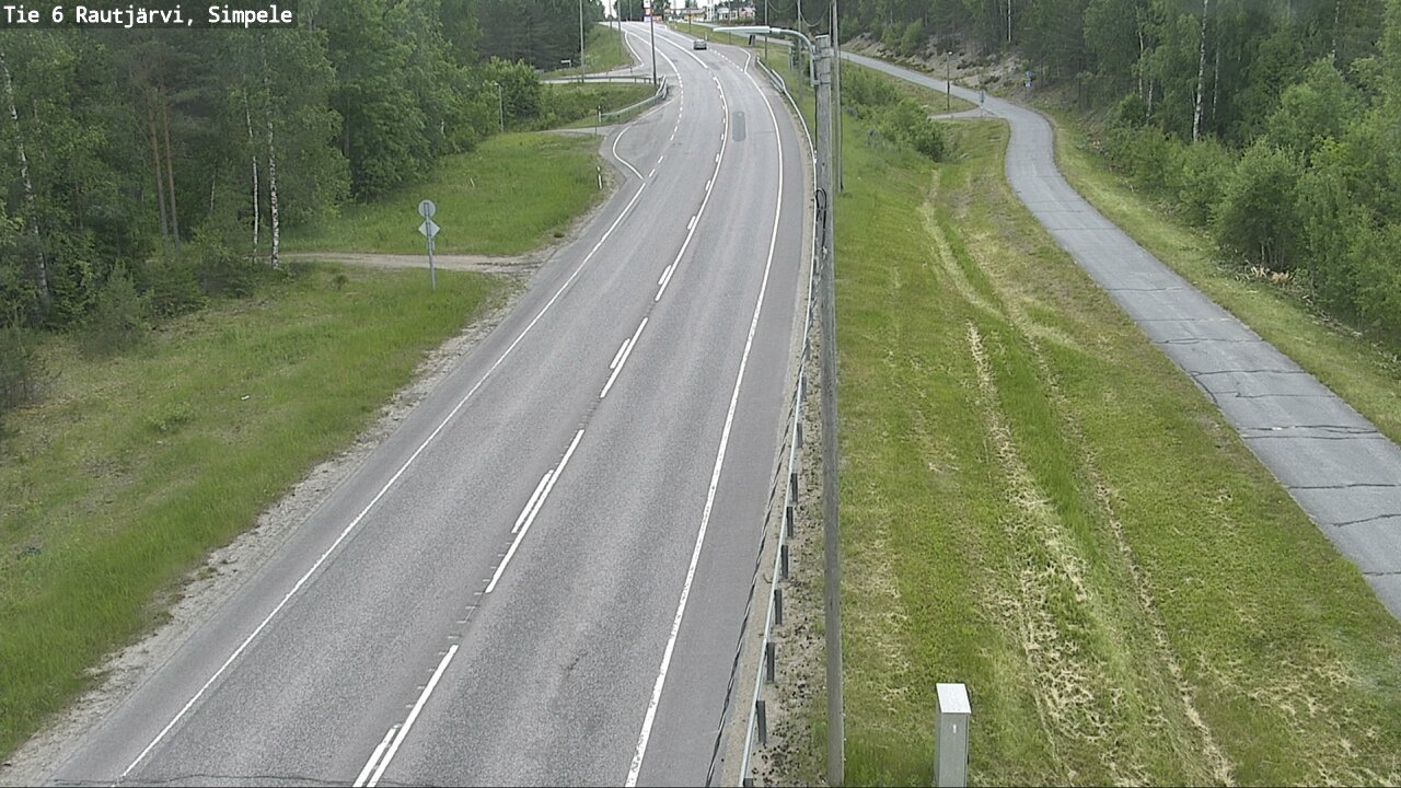 Kelikamerat Kuva Tie 6 Rautjärvi, Simpele, Rautjärvi, Etelä-Karjala