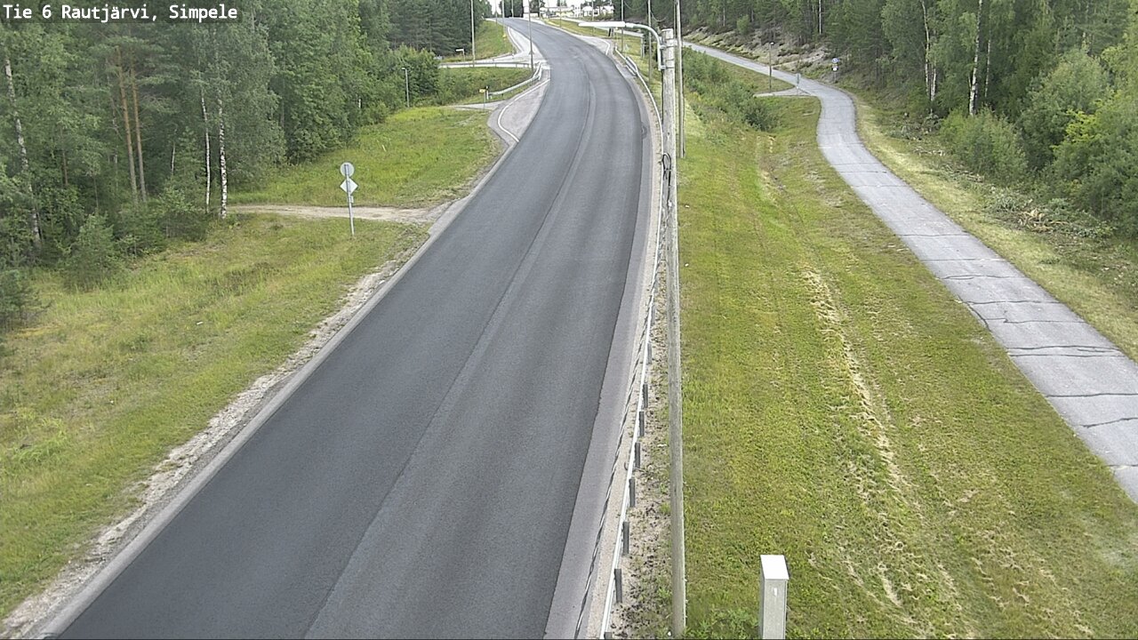 Kelikamerat Kuva Tie 6 Rautjärvi, Simpele, Rautjärvi, Etelä-Karjala