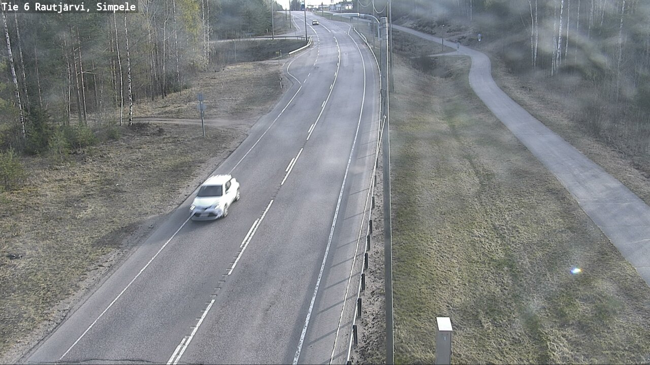 Kelikamerat Kuva Tie 6 Rautjärvi, Simpele, Rautjärvi, Etelä-Karjala