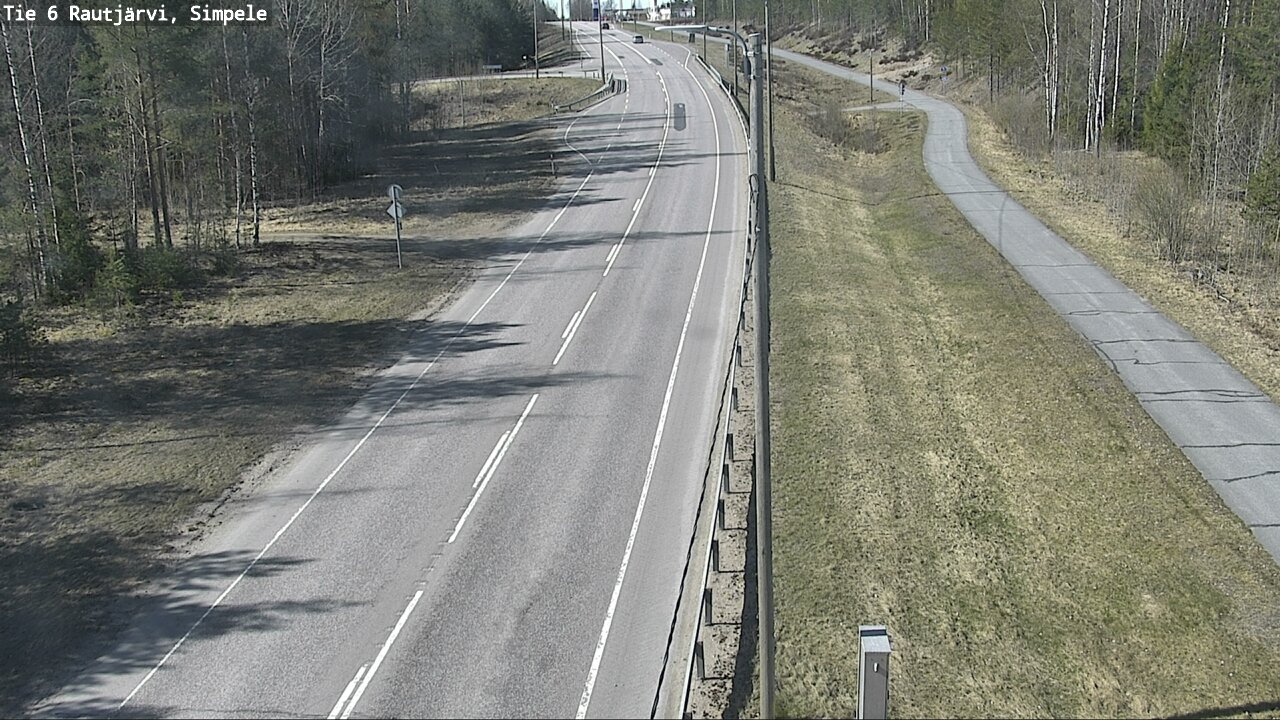 Kelikamerat Kuva Tie 6 Rautjärvi, Simpele, Rautjärvi, Etelä-Karjala