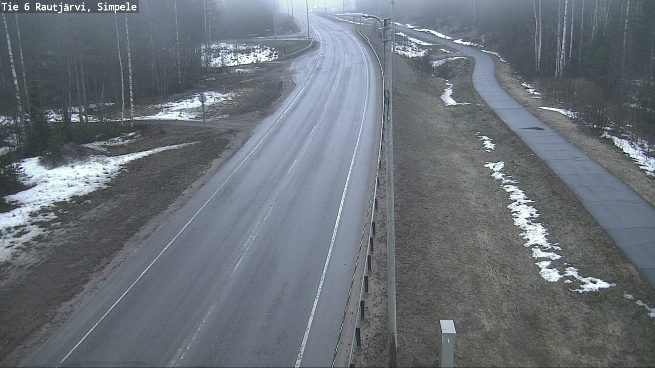 Kelikamerat Kuva Tie 6 Rautjärvi, Simpele, Rautjärvi, Etelä-Karjala