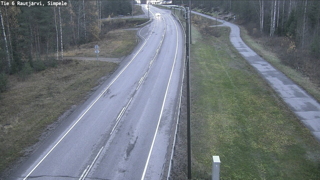 Kelikamerat Kuva Tie 6 Rautjärvi, Simpele, Rautjärvi, Etelä-Karjala