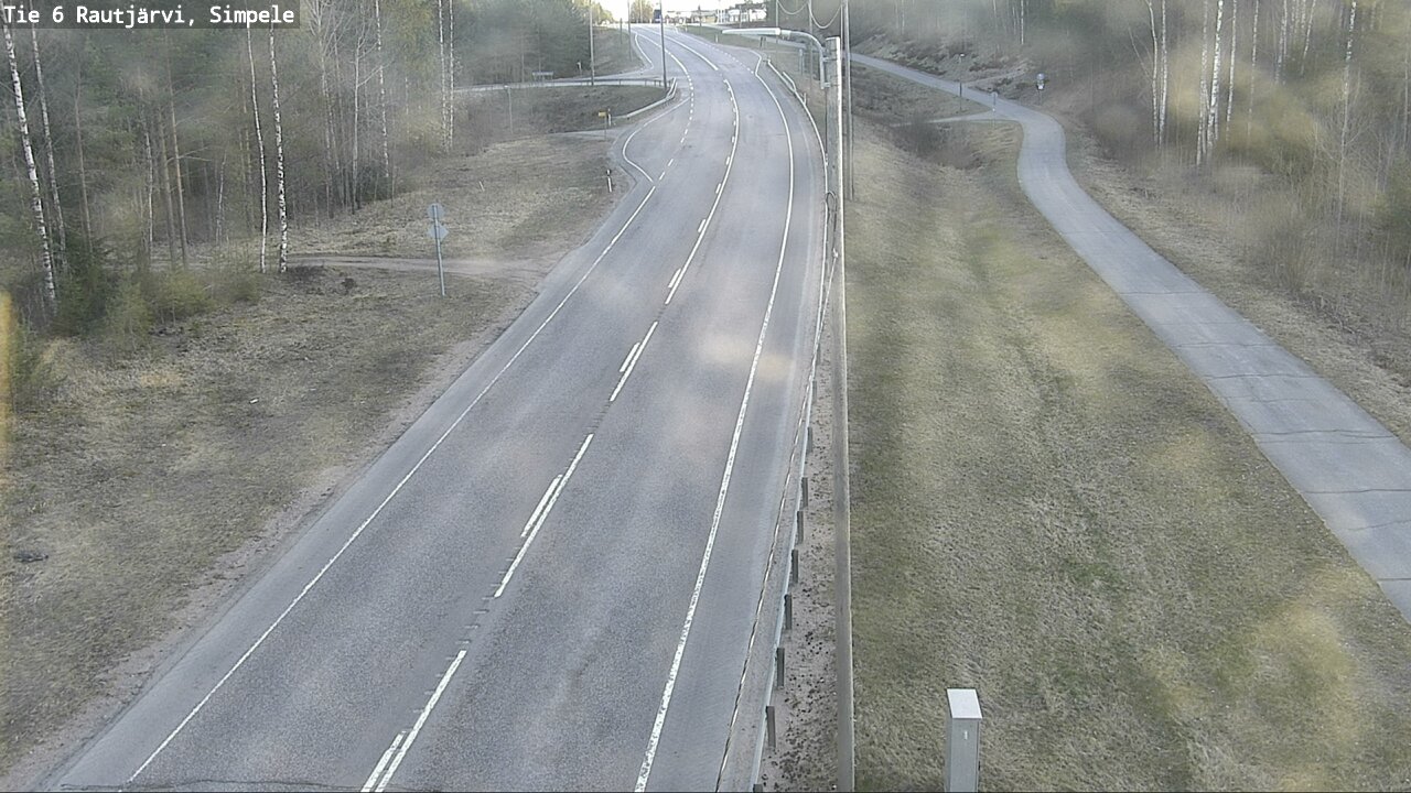 Kelikamerat Kuva Tie 6 Rautjärvi, Simpele, Rautjärvi, Etelä-Karjala