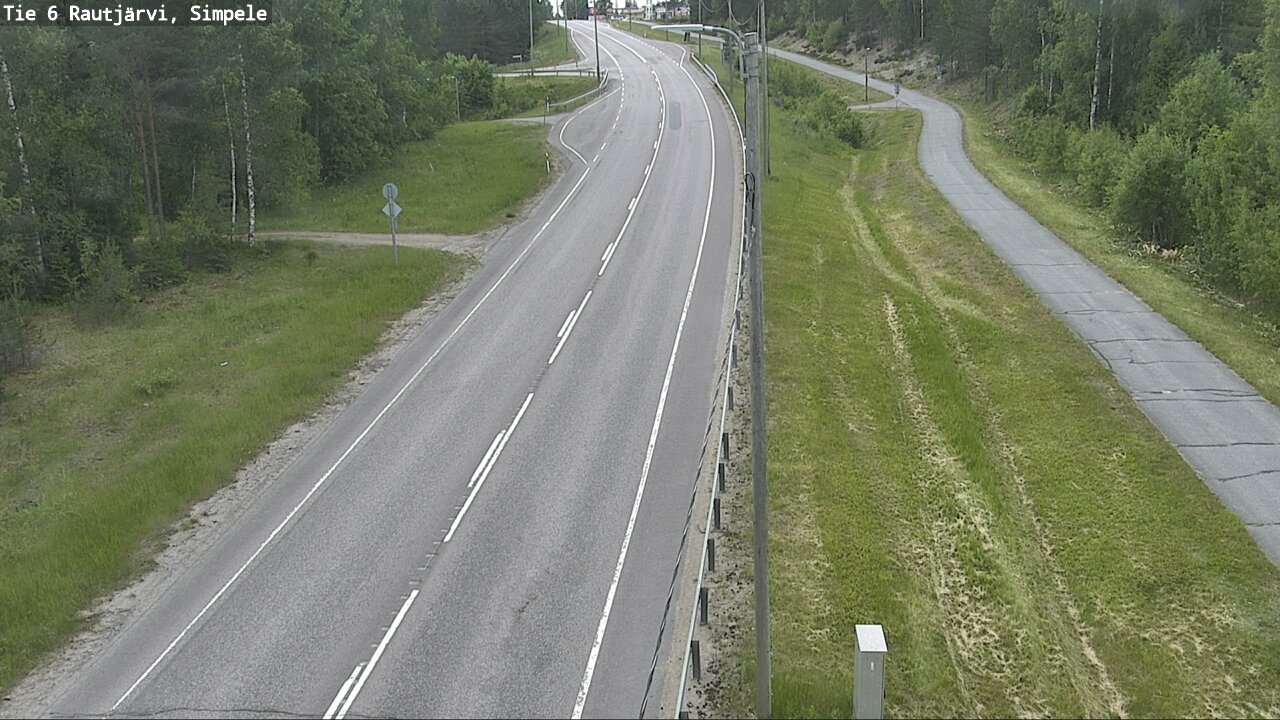Kelikamerat Kuva Tie 6 Rautjärvi, Simpele, Rautjärvi, Etelä-Karjala