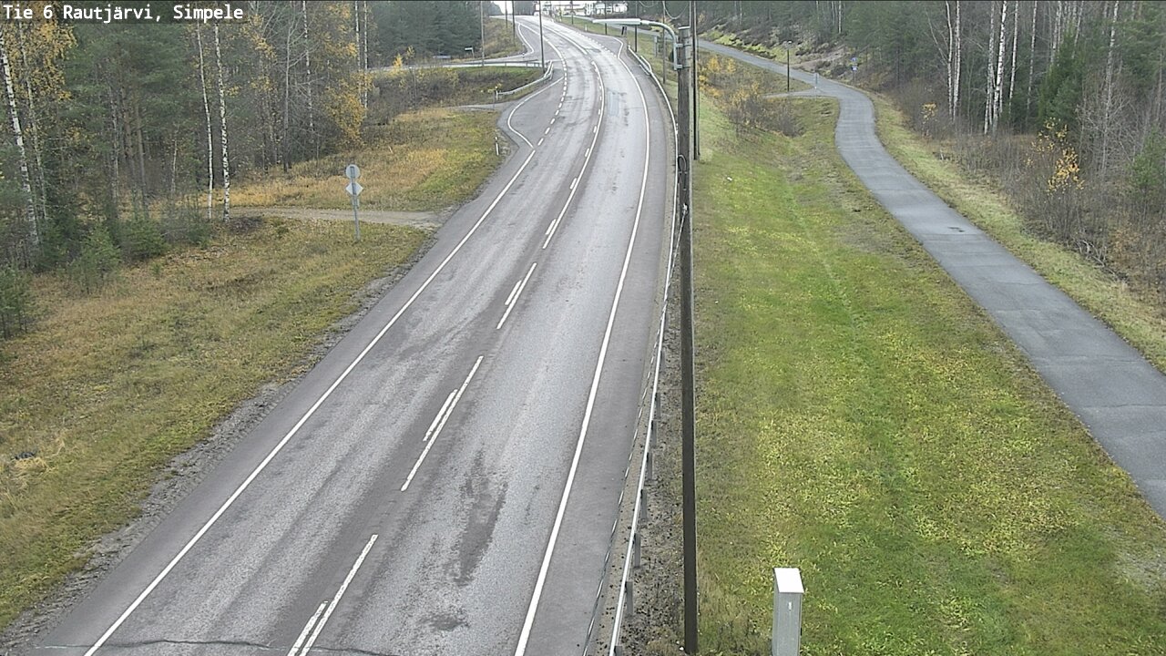 Kelikamerat Kuva Tie 6 Rautjärvi, Simpele, Rautjärvi, Etelä-Karjala