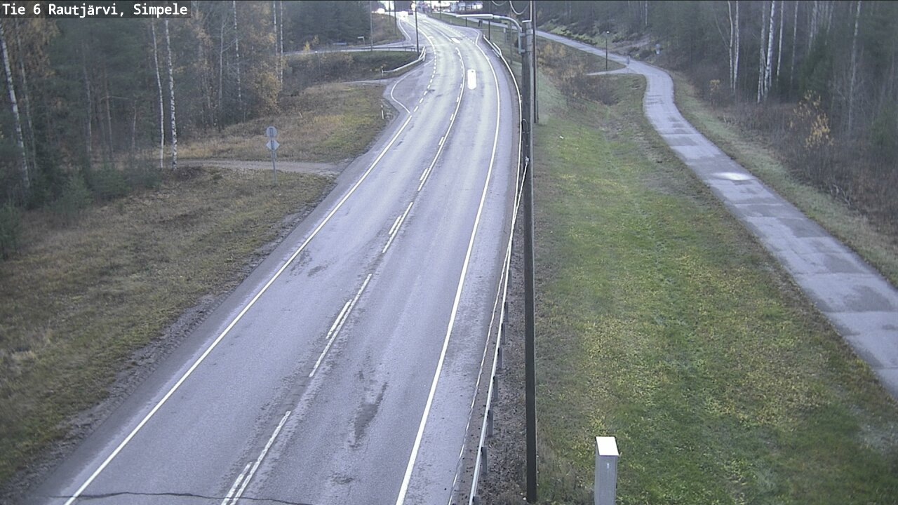 Kelikamerat Kuva Tie 6 Rautjärvi, Simpele, Rautjärvi, Etelä-Karjala