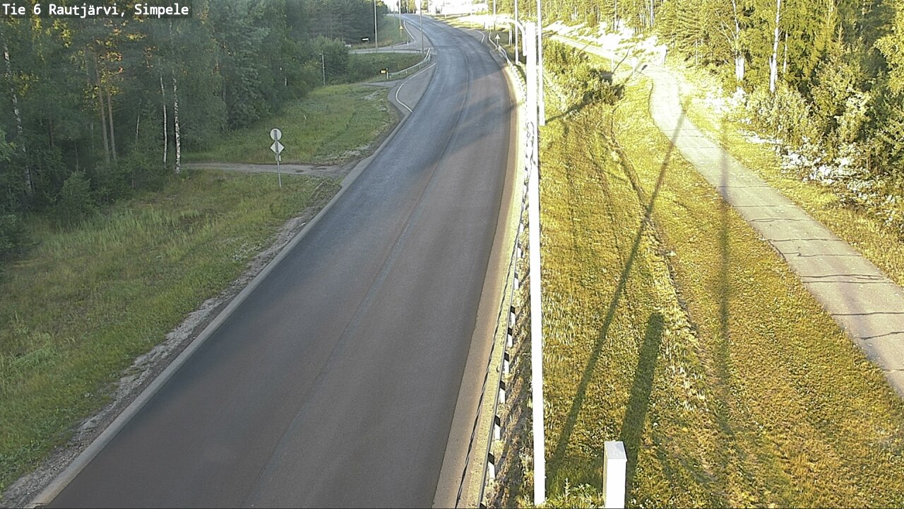 Kelikamerat Kuva Tie 6 Rautjärvi, Simpele, Rautjärvi, Etelä-Karjala